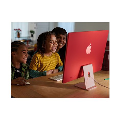 Apple iMac 24" 4,5 tys. Retina, procesor Apple M3 8C, karta graficzna 10C/8 GB/256 GB SSD/różowy/SWE Apple - 5